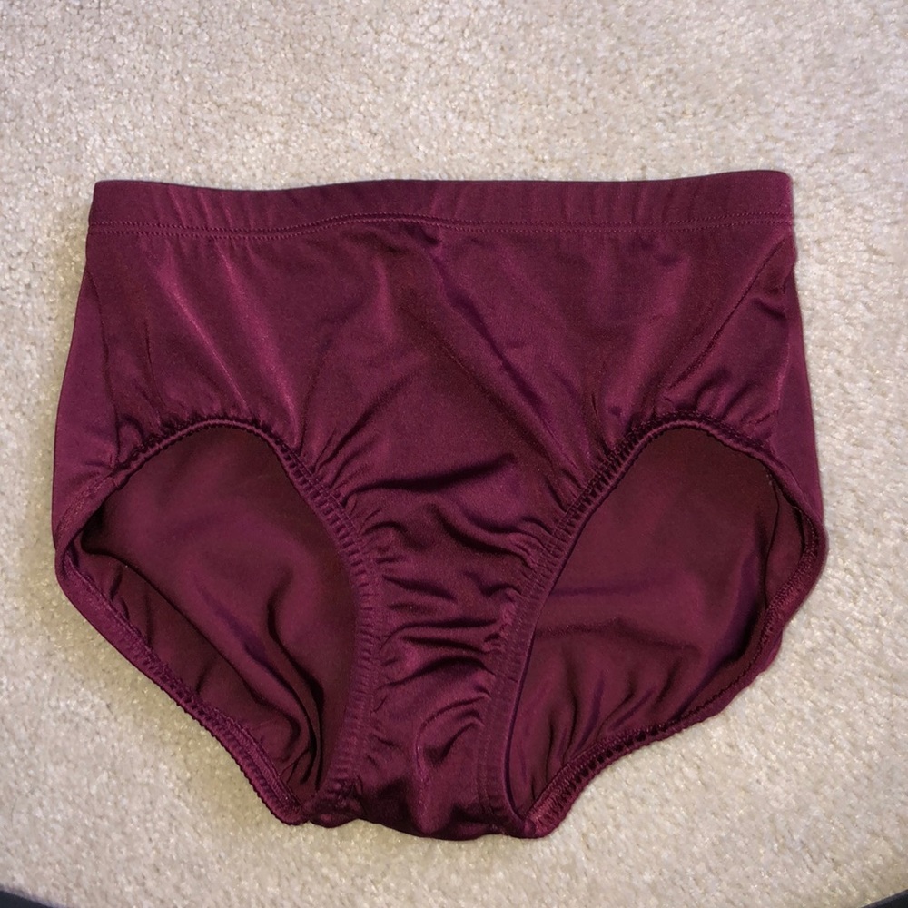 Burgundy briefs